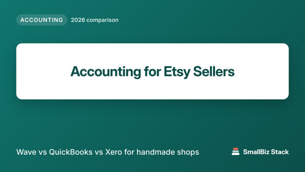 Accounting for Etsy Sellers 2026 cover image
