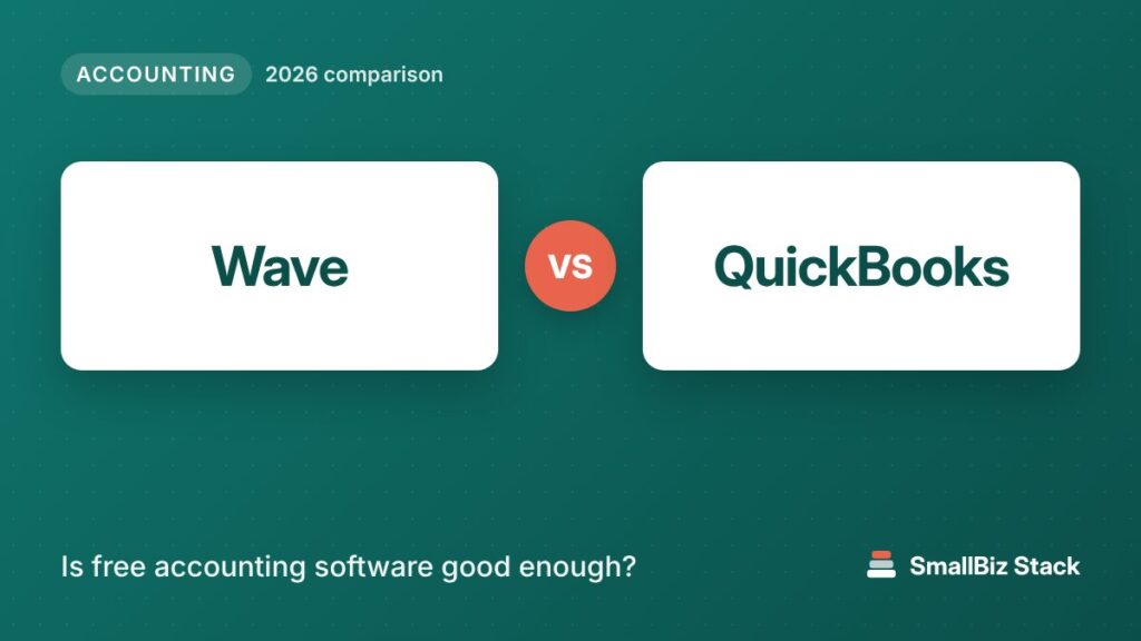 Wave vs QuickBooks 2026 comparison cover image
